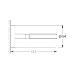 GROHE BauCosmopolitan tartókonzol - króm - Image 4