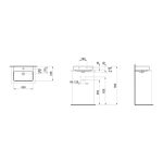 LAUFEN PRO S 45x34 cm kézmosó, csiszolt alsó felülettel - Image 2