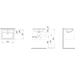 Laufen Pro S 56x44 cm beépíthető mosdó - Image 3