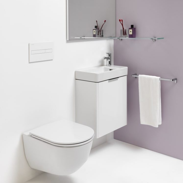 LAUFEN Pro S 48x28 cm kézmosó jobb oldali csapteleppaddal - Image 2