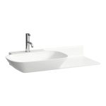 LAUFEN INO 90×45 cm fehér mosdó jobb oldali rakodófelülettel - fehér