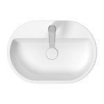 Cersanit Caspia Oval 60x42 cm ráültethető mosdó - Image 2