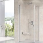 RAVAK CHROME Zuhanykabin CRV1 100 x195 cm - szatén - Image 2