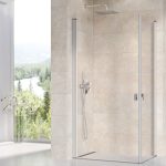 RAVAK CHROME Zuhanykabin CRV1 100 x195 cm - szatén