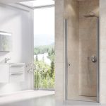 RAVAK CHROME Zuhanyajtó CSD1 80x195 cm - krómhatású