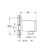 Grohe Tempesta Fali Csatlakozó Könyök (28671001) - Image 4