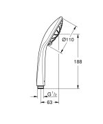 GROHE Euphoria 110 Massage 3 Funkciós Kézizuhany (27239000) - Megszűnt - Image 2