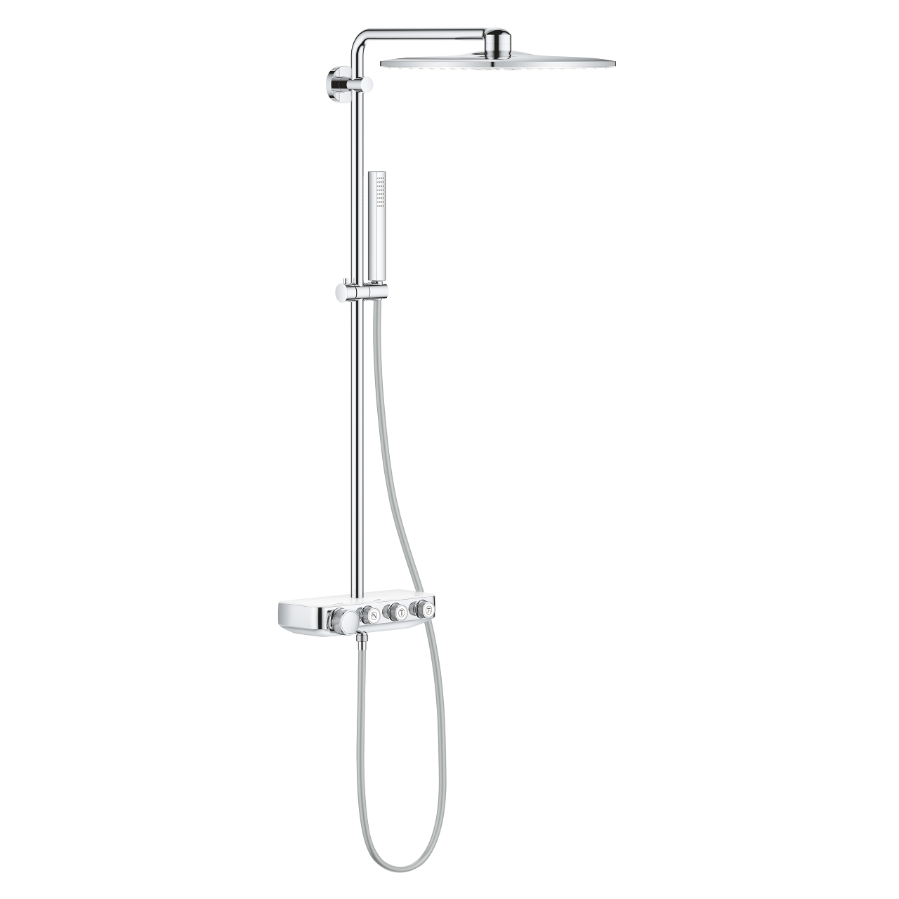 26508LS0_1_1 Grohe Euphoria SmartControl System 310 Cube Duo Termosztátos Zuhanyrendszer Króm/Fehér (26508LS0) - Image 1
