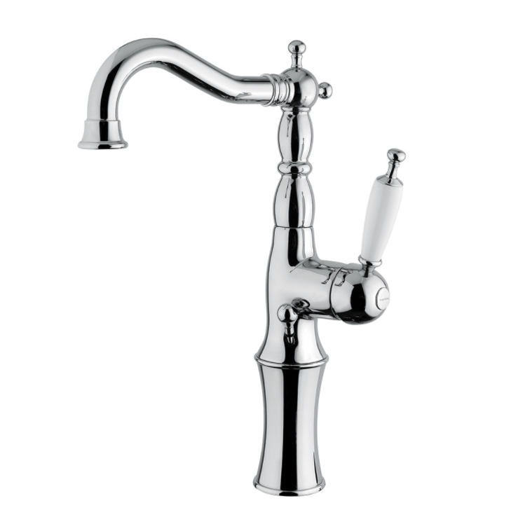 6317-6317s Bugnatese Oxford (6317CR) króm mosdócsaptelep Magasított - Image 1