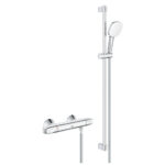 Grohe Grohtherm 1000 Termosztátos zuhanycsaptelep Tempesta Cube zuhanyszettel (34824005)