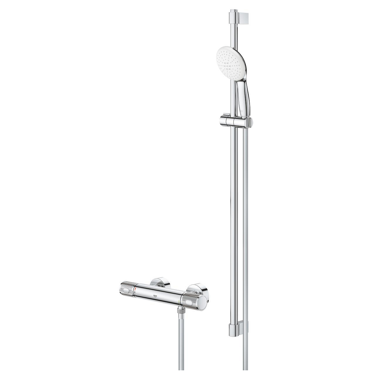 ZZF_34835001_005_01_1_1 Grohe Grohtherm 1000 Performance Termosztátos zuhanycsaptelep Tempesta zuhanyszettel (34835001) - Image 1