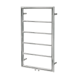 RADECO FRAGIL 850X435 Króm Design egyenes törölköző szárító radiátor 175 WATTOS