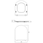 Cersanit City ZIP Slim Soft Close WC-ülőke - Image 2