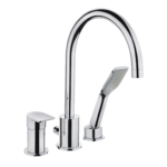 STROHM TEKA Formentera süllyesztett kádcsaptelep, króm színben, zuhanyszettel(621520200)