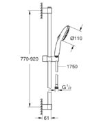 Grohe Tempesta 100 zuhanygarnitúra 2 funkciós  (27646003) - Image 4