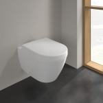 Villeroy & Boch Subway 2.0 Gyűrű Nélküli Mélyöblítésű WC, Fali, Directflush / Vifresh, Fehér Alpin (5614A101) - Image 12