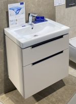 Villeroy & Boch Subway 2.0 alsószekrény, 2 kihúzható fiók, 637 x 590 x 454 mm, soft grey (A91010VK) - Kiállított darab - Image 2