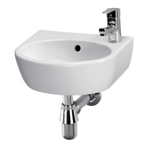 Cersanit Parva 40 jobbos fali mosdó 40x32 cm K27-009-P