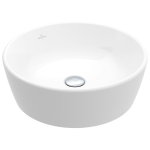 Villeroy & Boch Architectura Ráültethető Mosdó, 450Mm Kerek, Fehér Alpin, Túlfolyó Nélkül (5A254601)