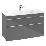 Villeroy & Boch Venticello alsószekrény glossy grey színben 100x50 cm (A92601FP)