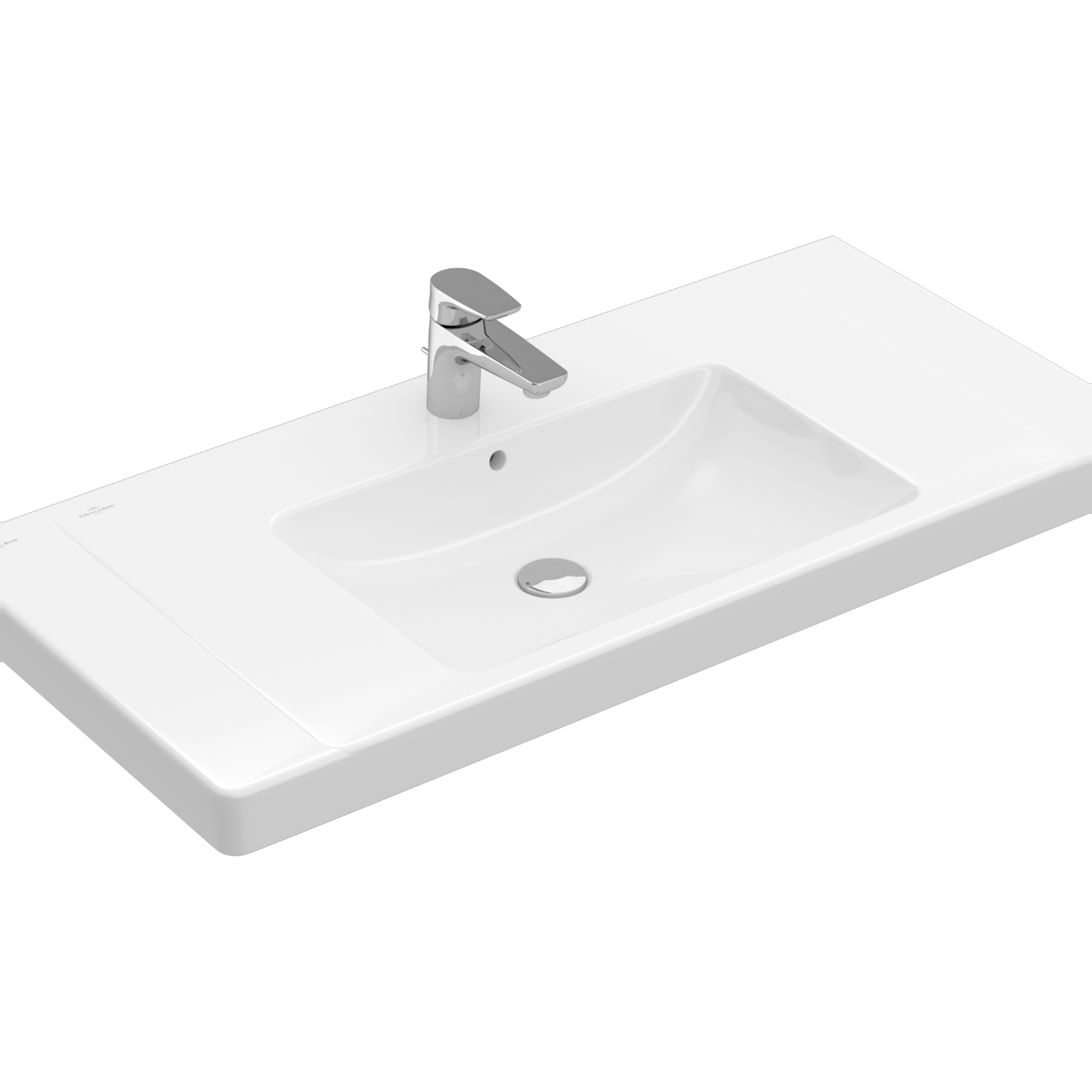 pic_71758001_717580R1_921988_33500935_S Villeroy & Boch Subway 2.0 Beépíthető Mosdó, 80 x 47.5 cm, fehér (71758001) - Image 1