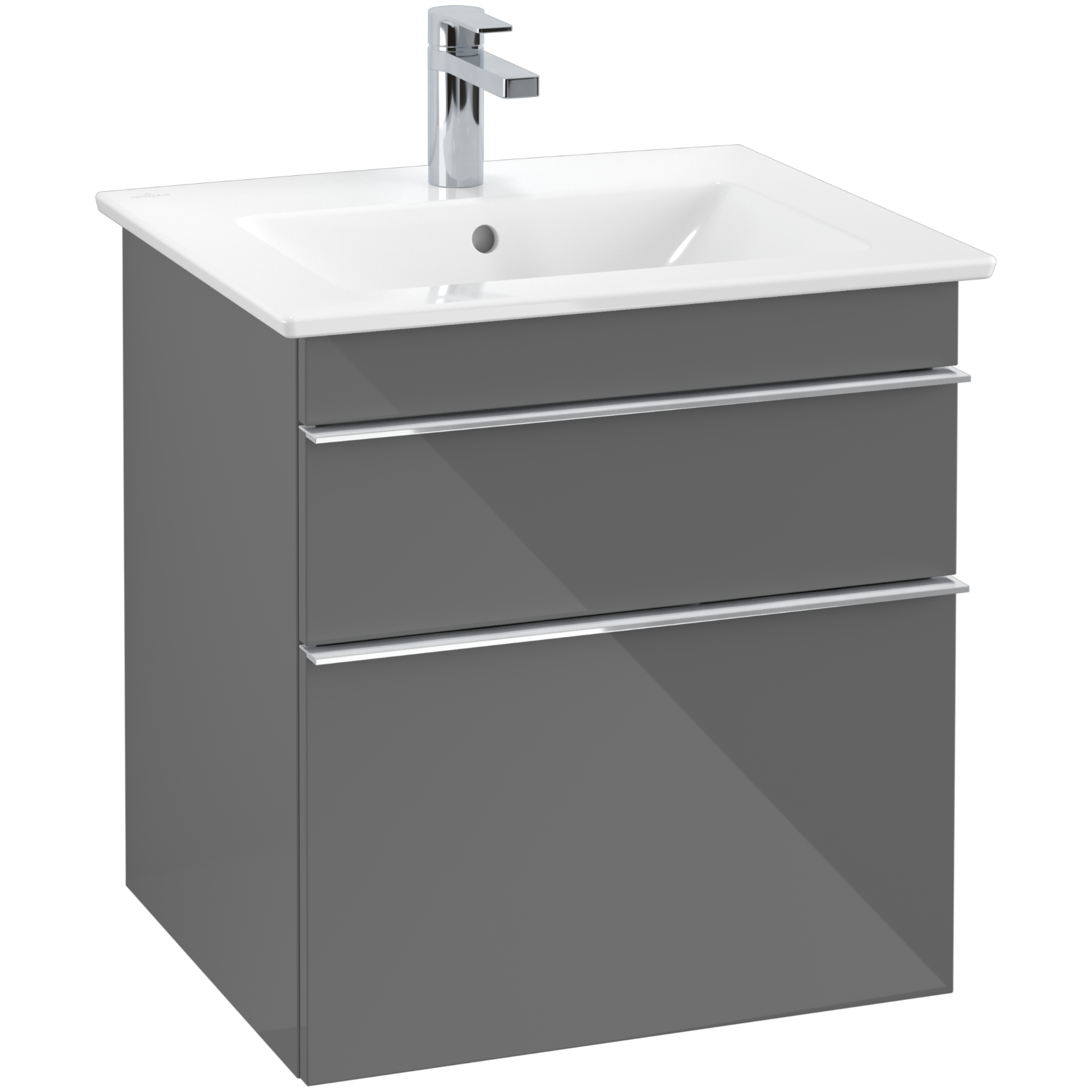 pic_A92301FP_412460_680900_33525965_S Villeroy & Boch Venticello alsószekrény glossy grey színben 60x50 cm (A92301FP) - Image 1