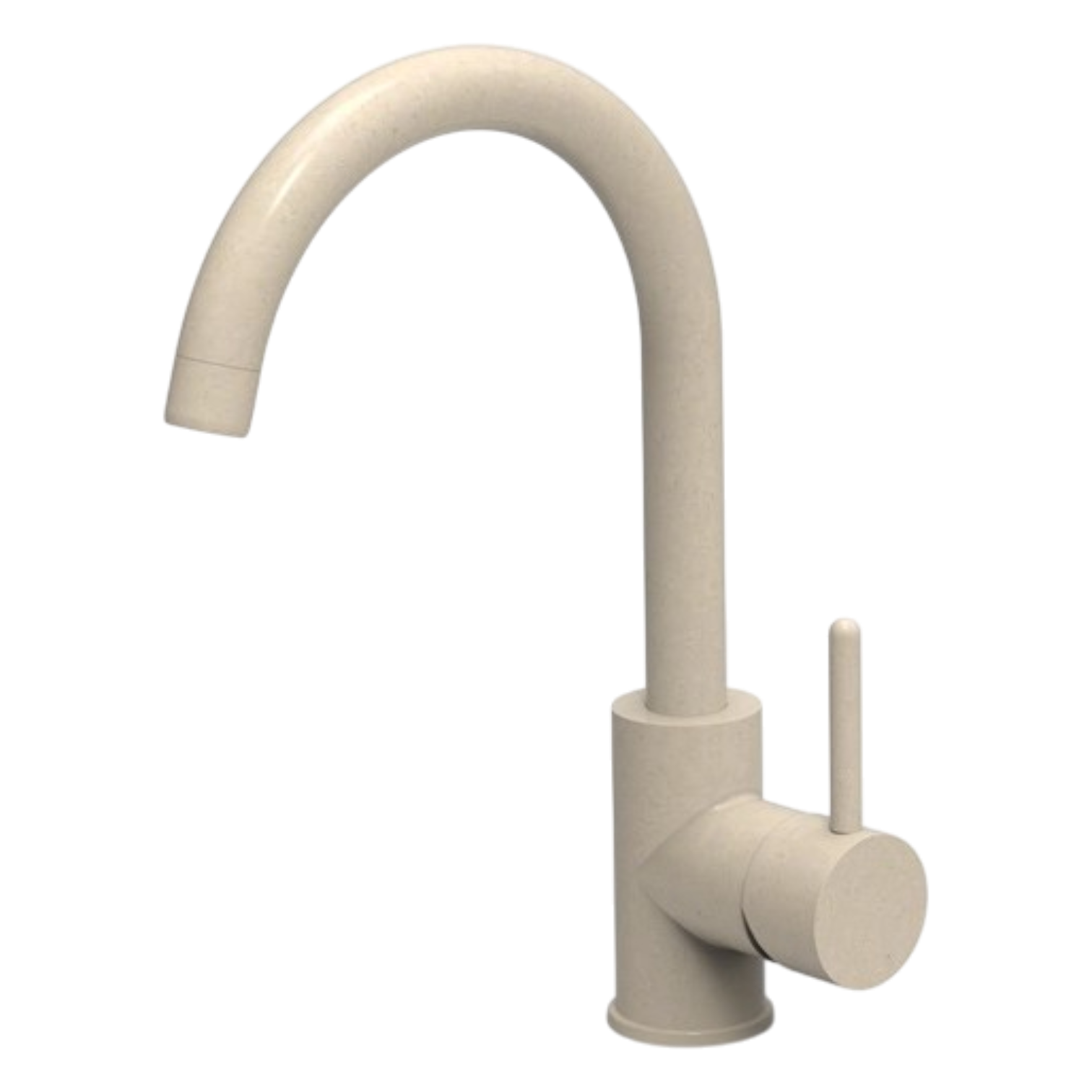 105739 EVIDO LANA Íves Álló Gránit Csaptelep, Bézs - Image 1