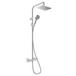 Hansgrohe Vernis Shape Termosztátos Zuhanyrendszer 230, Króm (26319000)