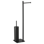 Sapho Artu Álló WC Papír És Kefe Tartó, 670Mm, Matt Fekete (113214)