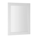 Aqualine Favolo keretes tükör, 60x80cm, matt fehér (FV060)