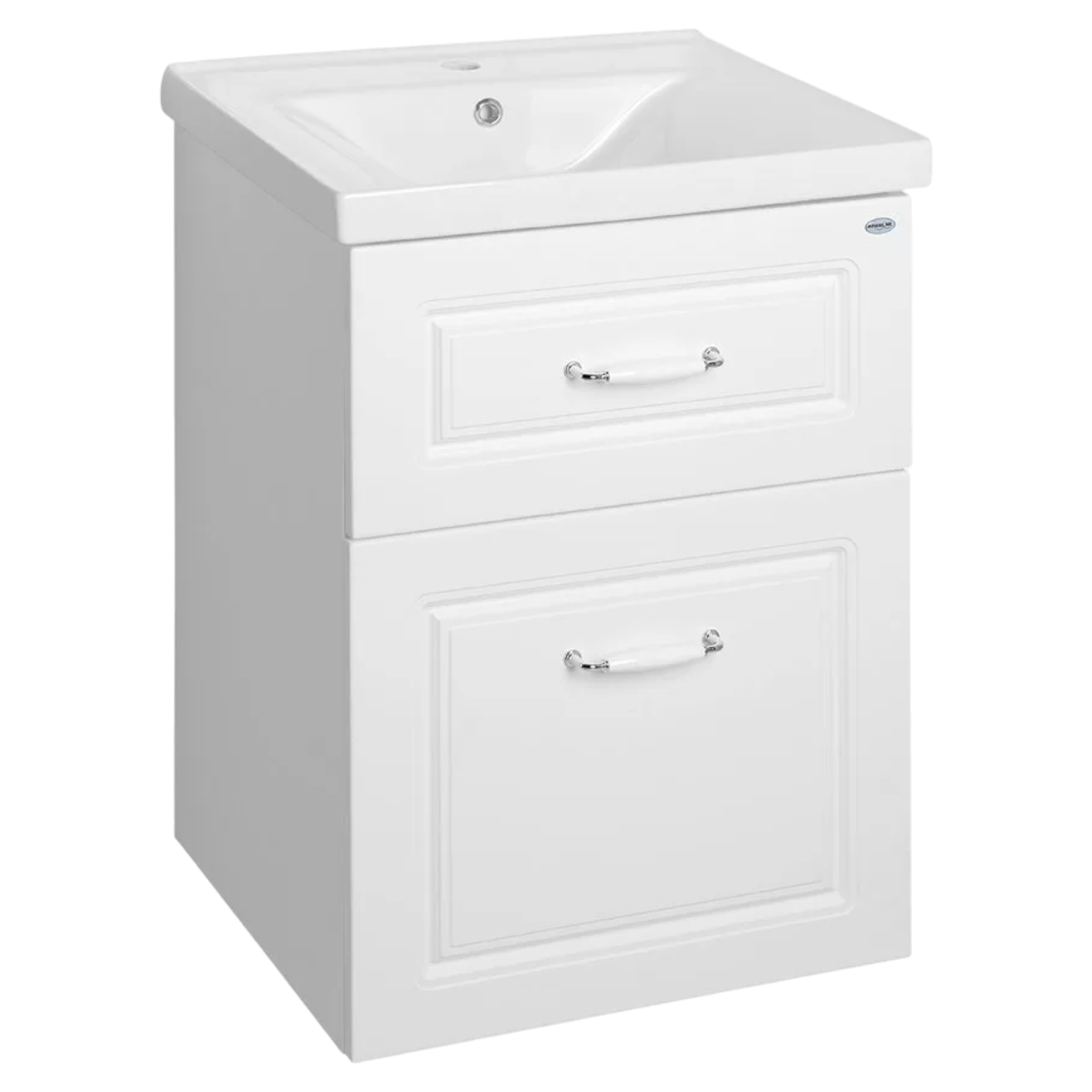 FV255-jpg Aqualine Favolo mosdótartó szekrény, 52x72,5x44cm, matt fehér (fv255) - Image 1