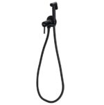 Aqualine Fali Bidé Csaptelep Zuhanyszettel, Matt Fekete (SK302B) - Image 4