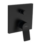 Hansgrohe Vivenis Zuhany/Kád Csaptelep,falsík alatti szereléshez, Matt Fekete (75415670)