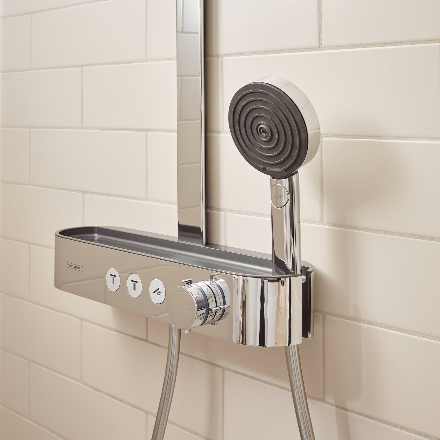 hg-24240000_2 Hansgrohe Pulsify S Showerpipe 260 Termosztátos Zuhanyrendszer, Króm (24240000) - Image 4