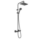 Hansgrohe Vernis Shape Termosztátos Zuhanyrendszer 230, Matt Fekete (26286670)