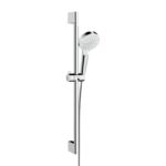 Hansgrohe Crometta Zuhanyszett, Vario 65 cm-es Zuhanyrúddal, Króm/Fehér (26532400) - Megszűnt