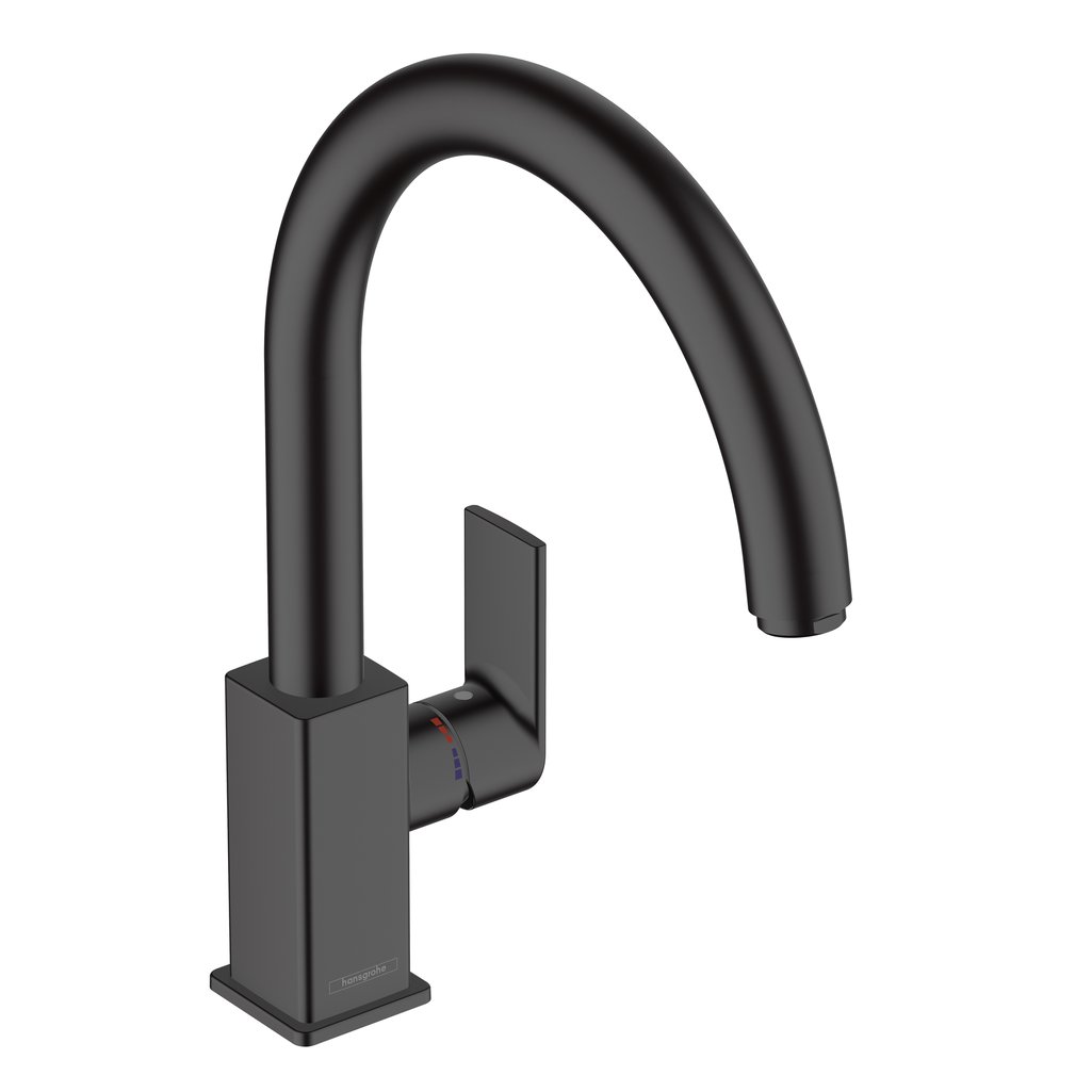 hg-71871670_0 Hansgrohe Vernis Shape M35 Konyhai Csaptelep, Matt Fekete (71871670) - Image 1