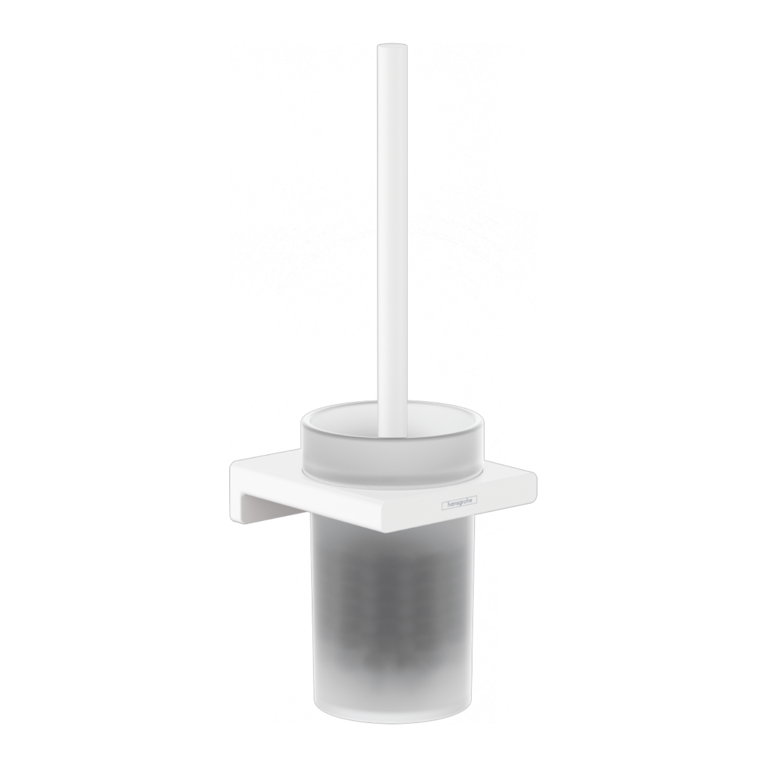 154__hpr02926_tif Hansgrohe AddStoris WC feke tartó, falra szerelhető, Matt Fehér (41752700) - Image 1