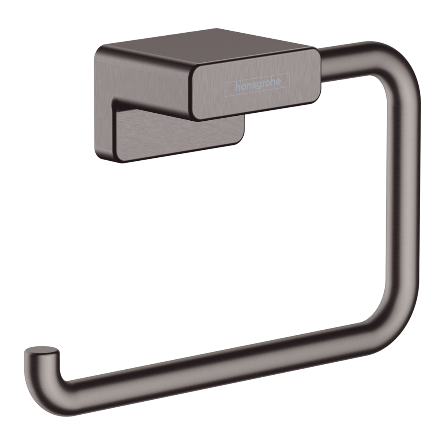 154__hpr02966_tif Hansgrohe AddStoris WC papír tartó fedél nélkül Szálcsiszolt Fekete Króm (41771340) - Image 1