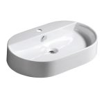 Kerasan Ring pultra tehető kerámiamosdó, 65x12x40cm (028501)