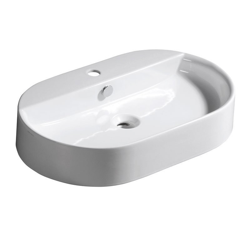 028501.137417478643298 Kerasan Ring pultra tehető kerámiamosdó, 65x12x40cm (028501) - Image 1