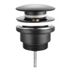 Mosdólefolyó Klik-Klak, 5/4“, Fekete (Cv1002B)