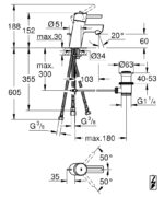 Grohe Concetto Mosdócsaptelep S-es Méret (23060001) - Image 2