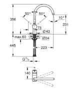 Grohe Minta Mosogatócsaptelep (32917000) - Image 2