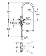 Grohe Costa L Mosogatócsaptelep (31812001) - Image 2