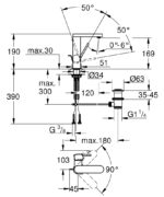 Grohe Plus mosdócsaptelep, M-es Méret (23871DC3) - Image 2