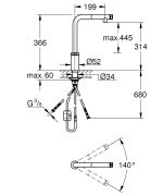 Grohe MINTA SMARTCONTROL Mosogatócsaptelep (31613000) - Image 3