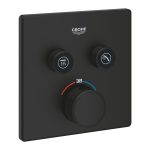 Grohe Grohterm SmartControl Termosztátos Csaptelep, 2 funkciós , Phantom Black (102166KF00)