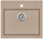 Evido Quadro 6 ,1 medencés mosogatótálca 562 x 510mm - Avena (105723)