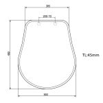 Kerasan Retro WC-Ülőke (109001) - Image 3
